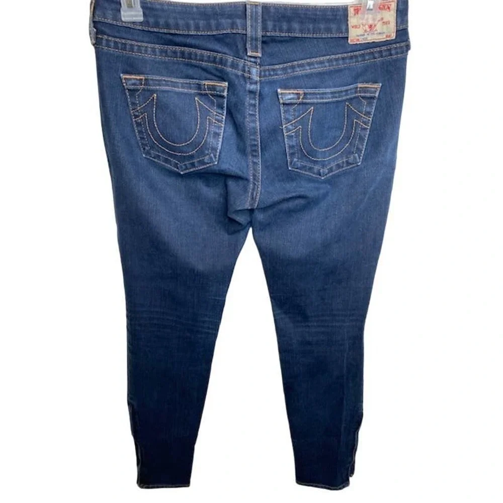 True Religion Gwen women's Skinny Jeans Ankle Zip‎ Size 29